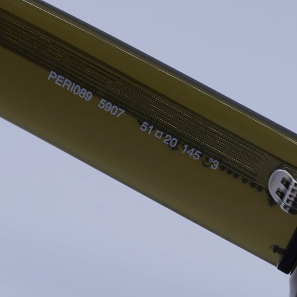 Palm Angels PERI089 BODIE 5907 Sunglasses Light Green Square Frame, Grey Lenses - Picture 7 of 9